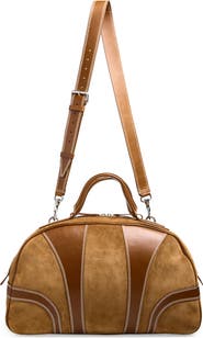 Dries Van Noten Suede Duffle Bag