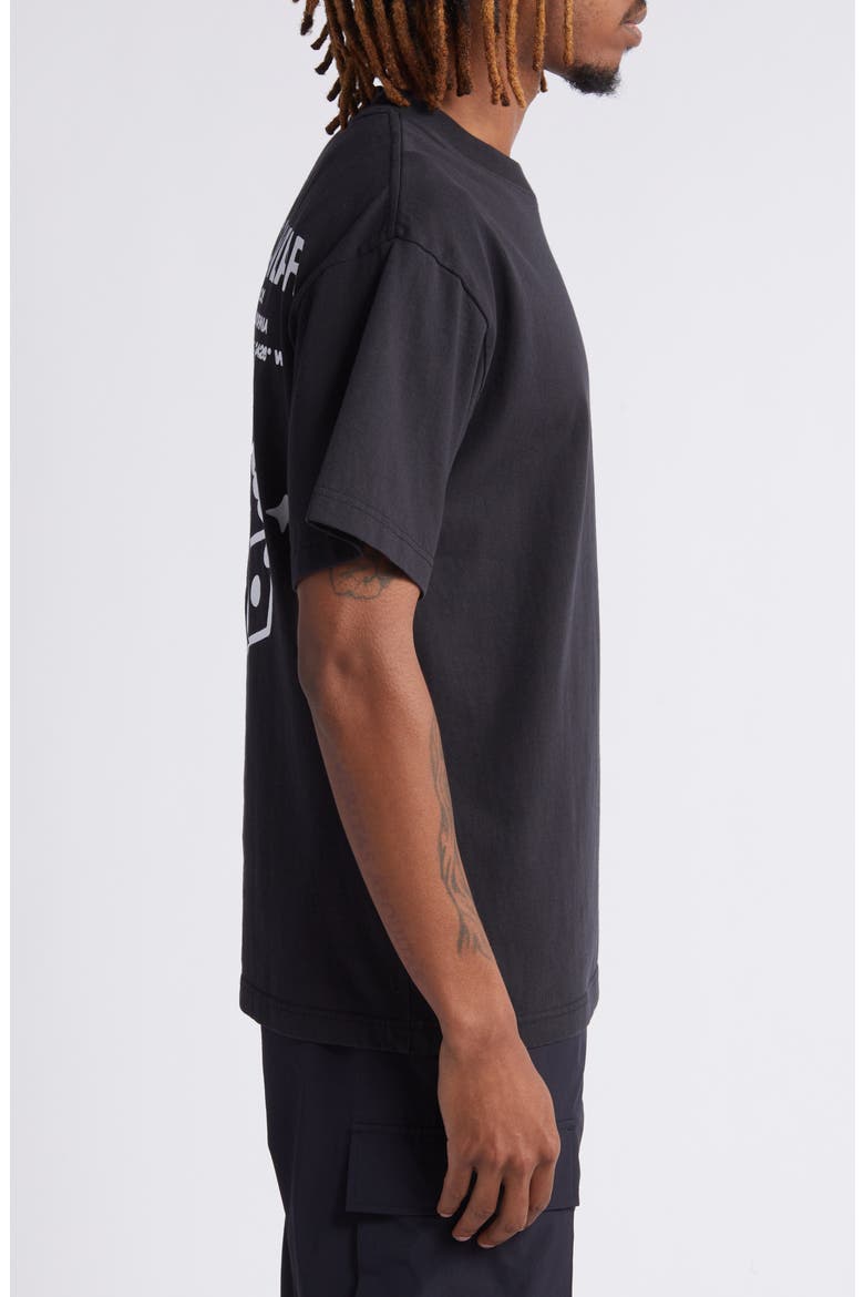 Dice Graphic T-Shirt (Nordstrom Exclusive), Alternate, color, BLACK