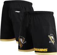 PRO STANDARD Men's Pro Standard Black Pittsburgh Penguins Classic Mesh Shorts
