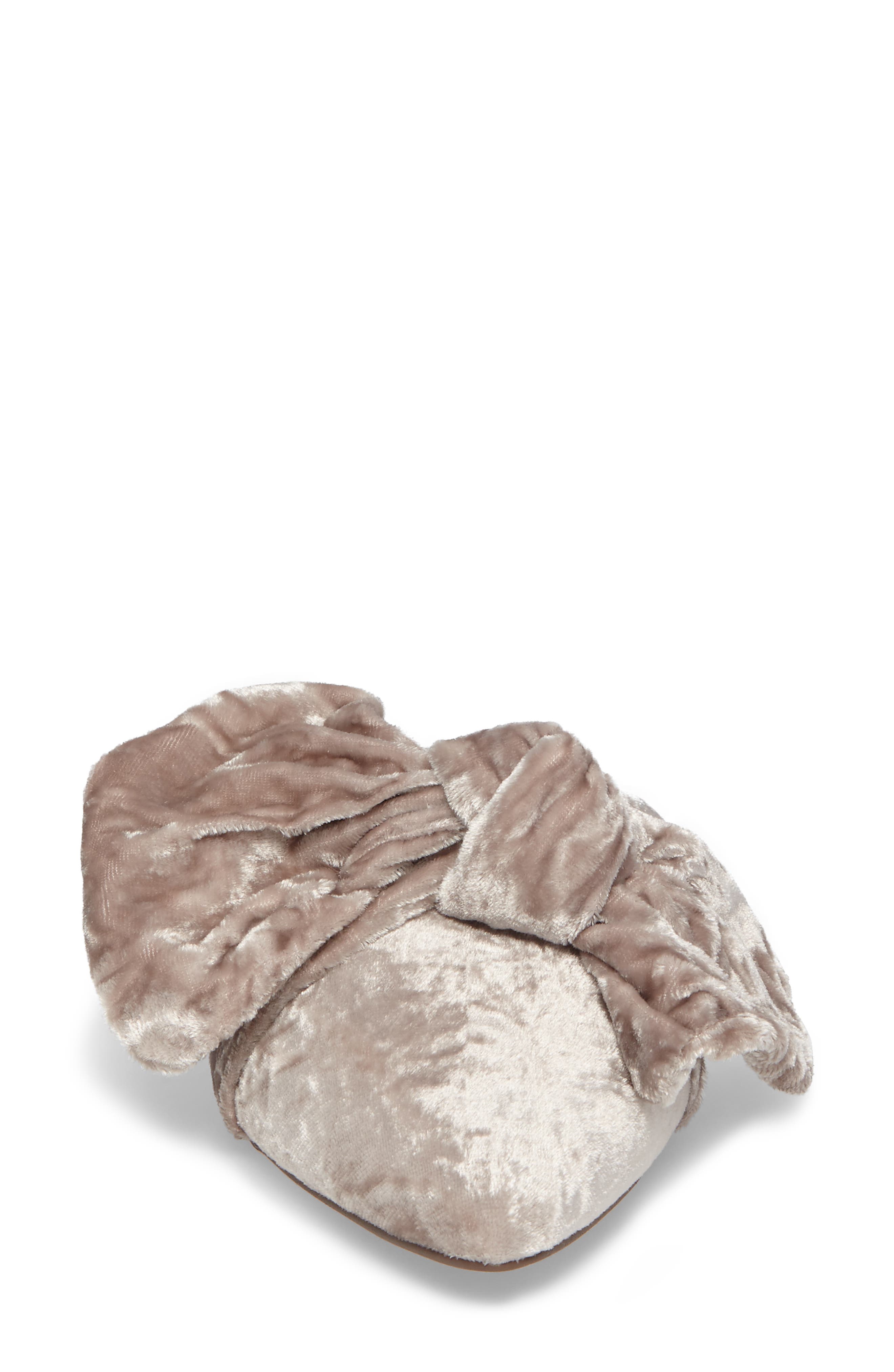 Alexis Bow Mule, Alternate, color, GREY VELVET