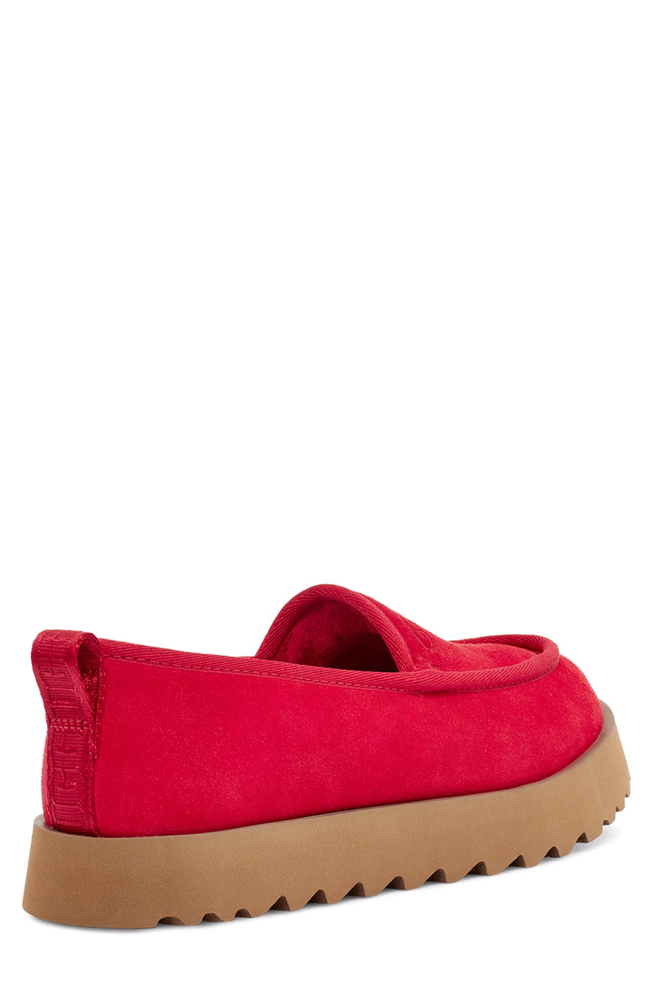 Super Moc Slipper, Alternate, color, SAMBA RED