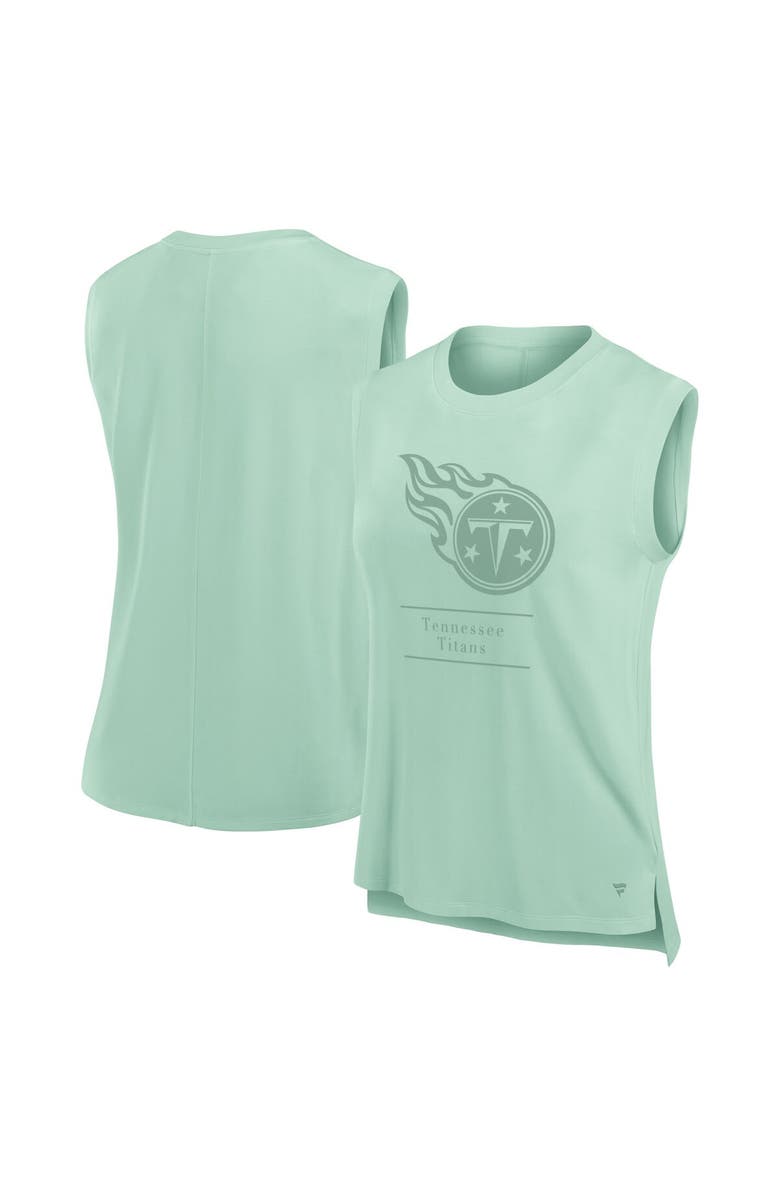 FANATICS Women's Fanatics Mint Tennessee Titans Studio Embrace Tank Top, Main, color, Mint