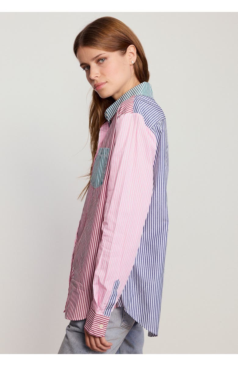 The Shirt by Rochelle Behrens The Boyfriend Shirt Multi, Alternate, color, Multicolor Forest