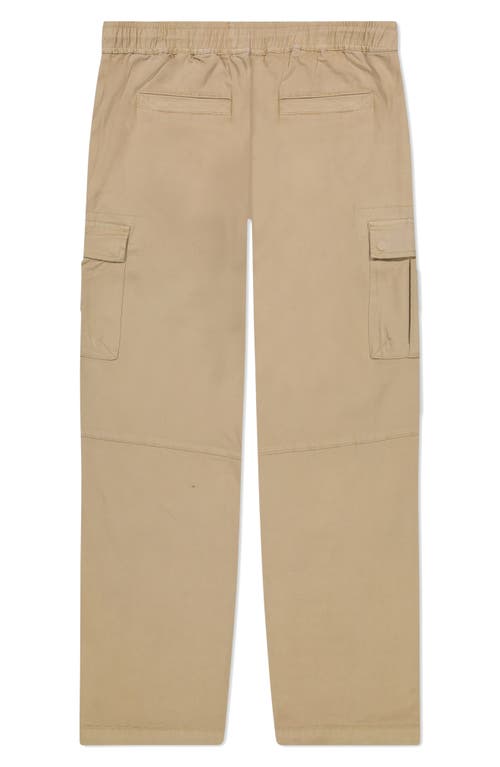 Wesc Open Bottom Cargo Joggers In Neutral