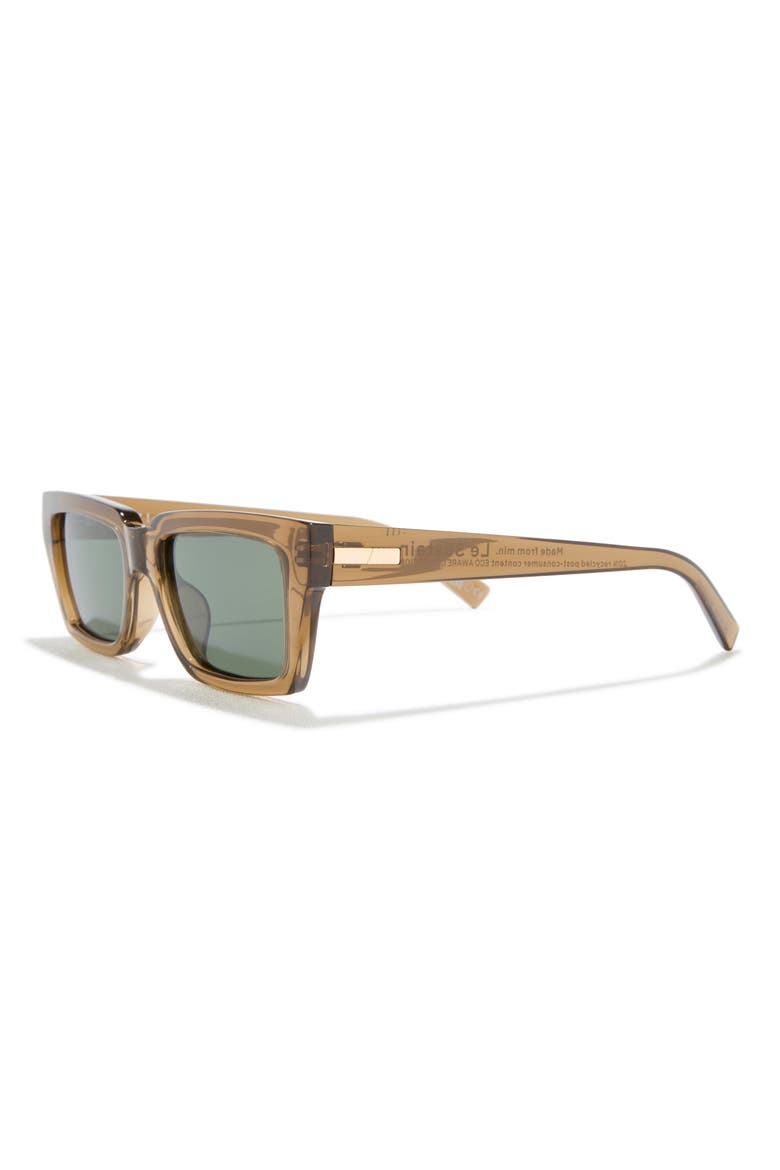 Nocturnal Habit 54mm Polarized D-Frame Sunglasses, Alternate, color, UMBER