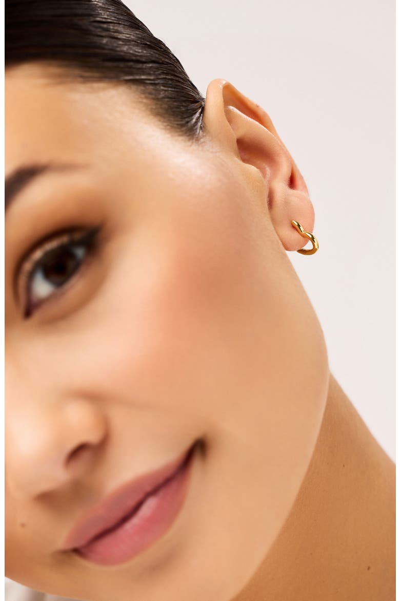 Heart Earrings - Daryl, Alternate, color, Gold