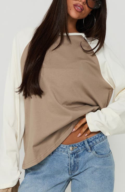 Settle Down Long Sleeve Raglan T-Shirt
