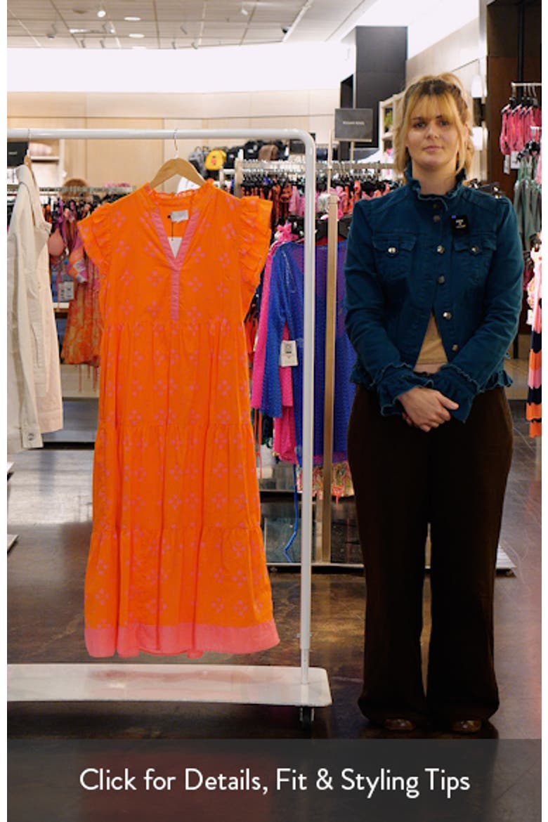 Donna Dot Mirna Tiered Midi Dress video