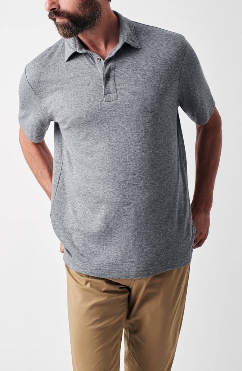 Faherty Cloud Cotton Blend Polo, Alternate, color, 