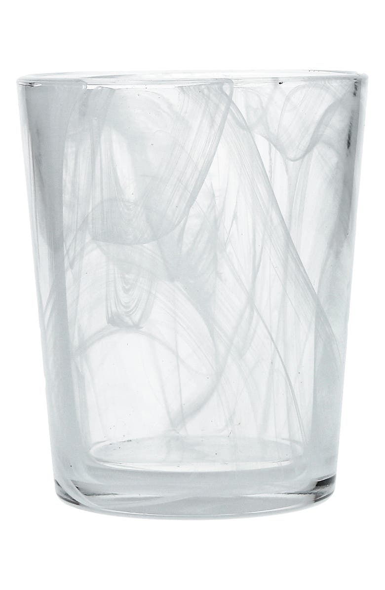 Fortessa Swirl Set of 6 Double Old Fashioned Glasses, Alternate, color, Clear