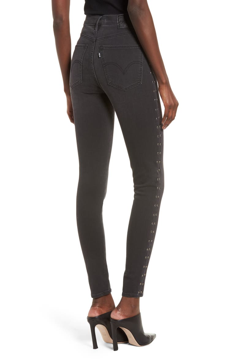 Levi's® Mile High Super Skinny Jeans, Alternate, color, LAST HOORAH
