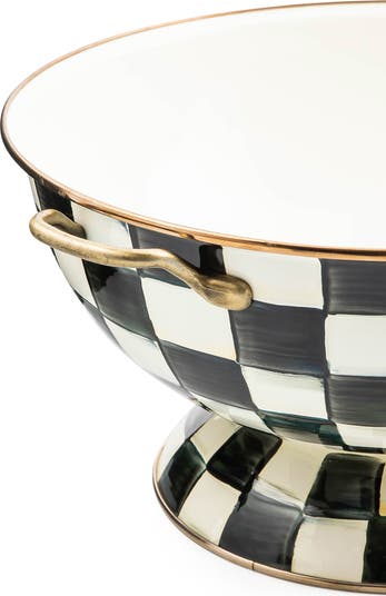 Courtly Check Enameled Steel Everything Bowl