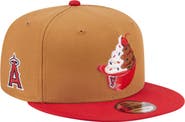 New Era Men's New Era Khaki/Red Los Angeles Angels Ice Cream 9FIFTY Snapback Hat