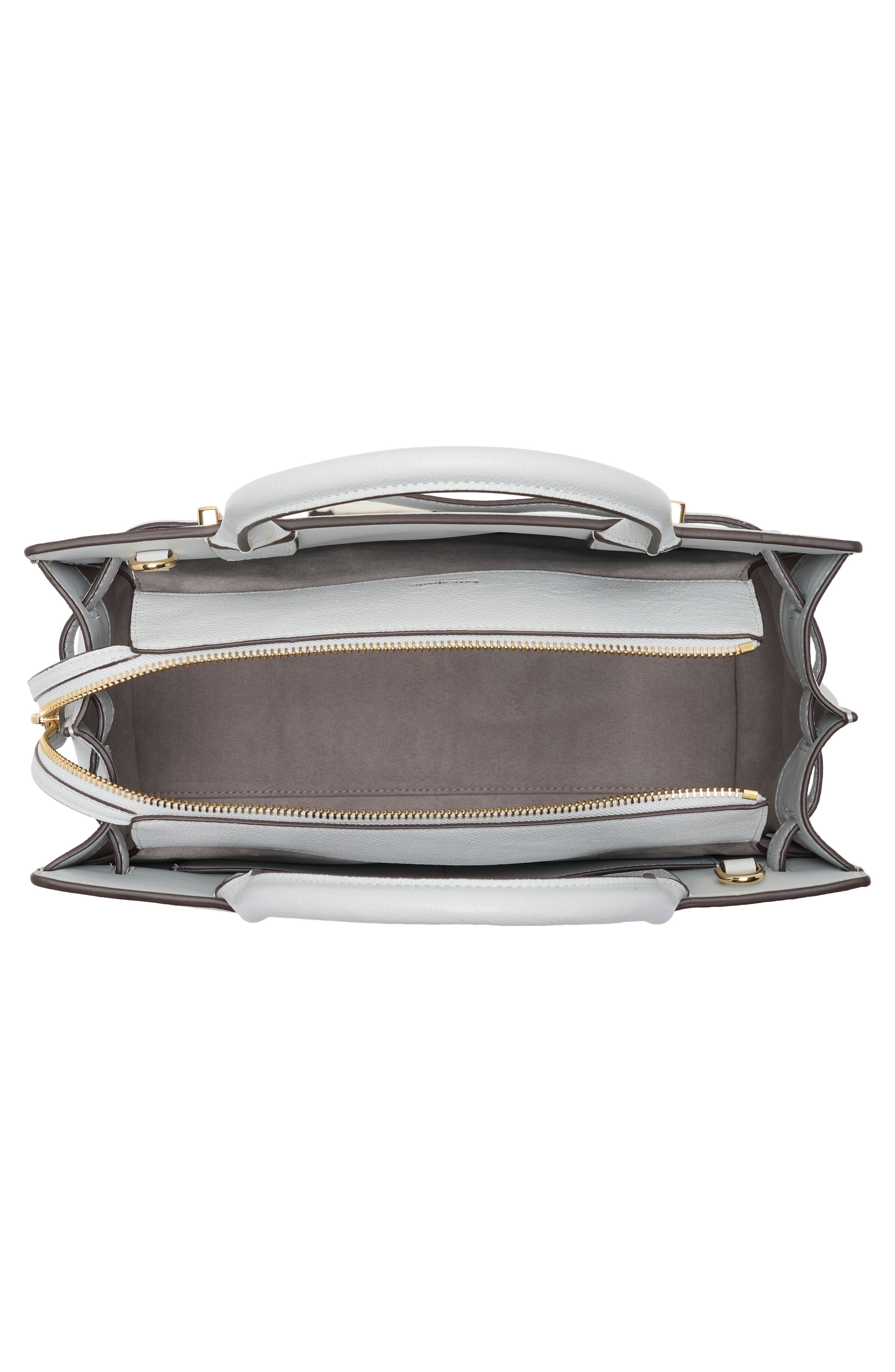 Kate Spade New York medium deco leather satchel, Alternate, color, Stone Path