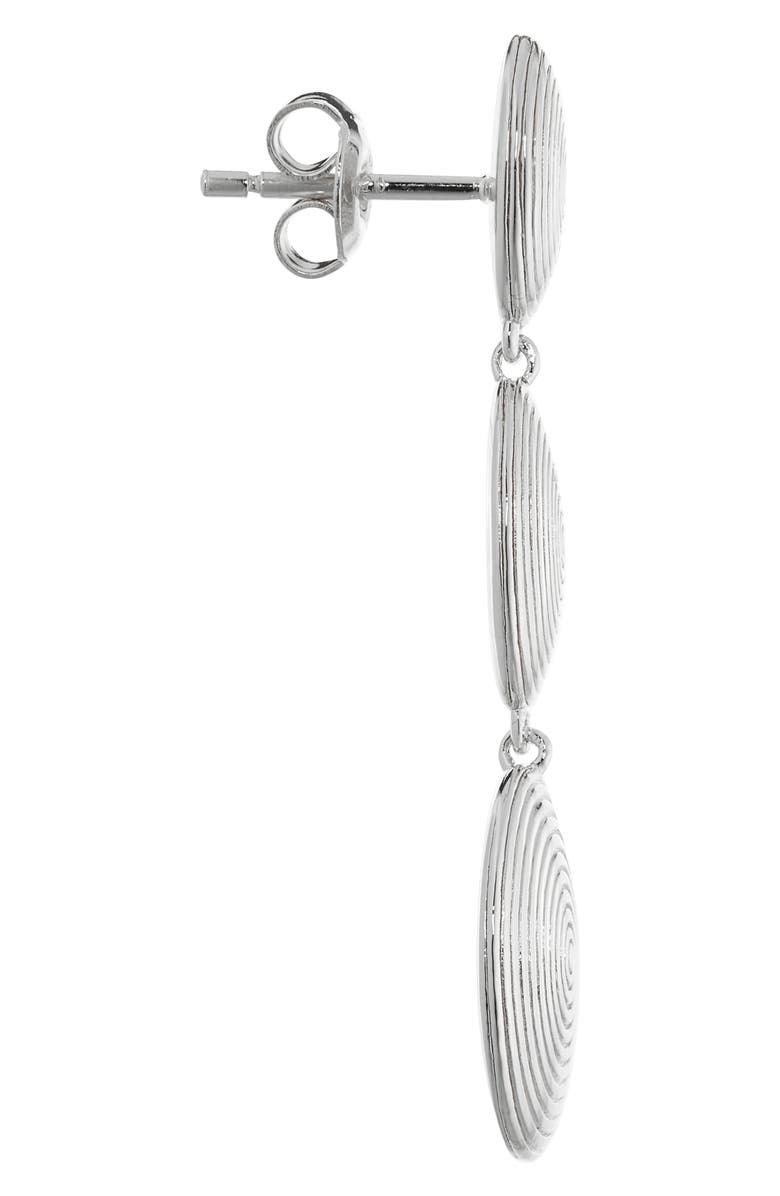 Lié Studio The Ruby Drop Earrings, Alternate, color, Silver