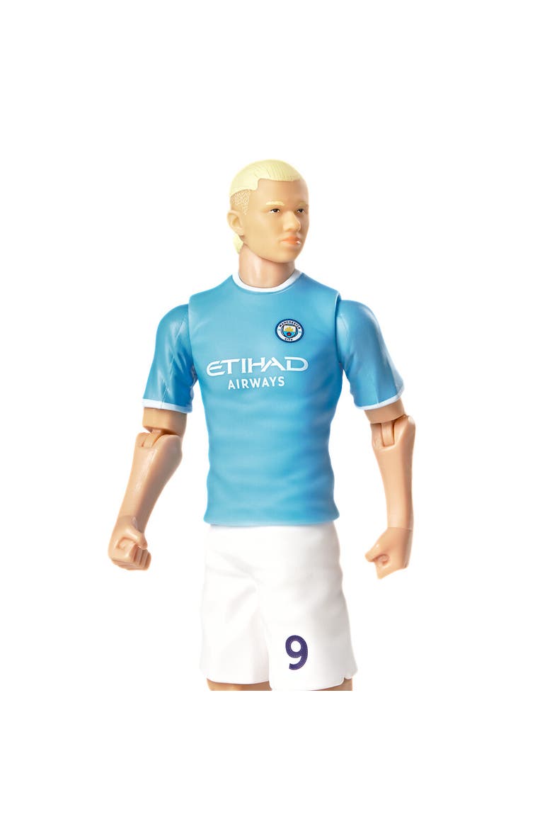 SOCKERS Manchester City F.C. Erling Haaland 8" Collectible Soccer Action Figure, Alternate, color, Blue