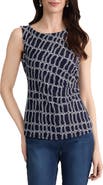 Jones New York Side Pleat Top