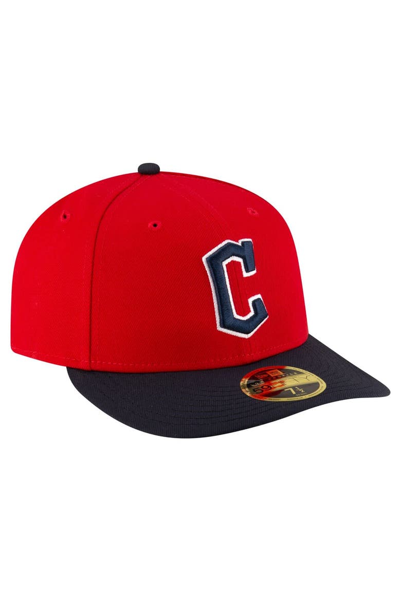 Men's New Era  Red/Black Cleveland Guardians  Authentic Collection On-Field Low Profile 59FIFTY Fitted Hat, Alternate, color, Red