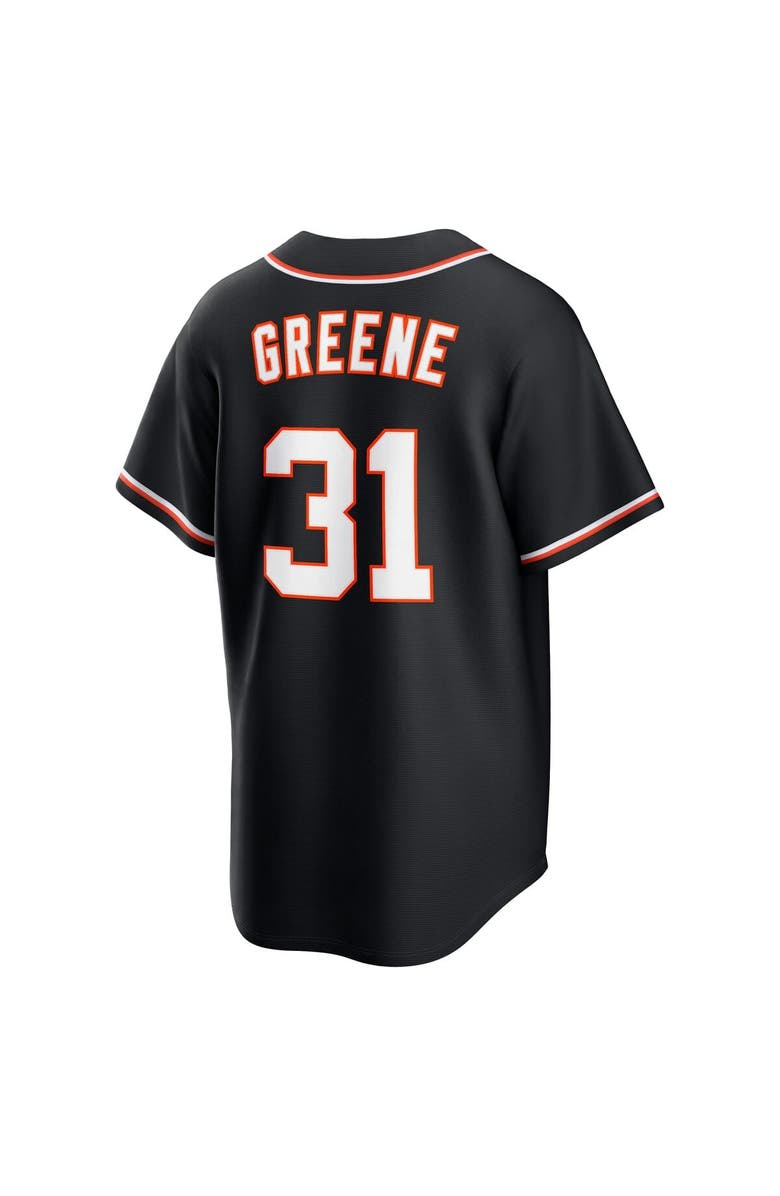 Nike Men's Nike Riley Greene Detroit Tigers Fashion Replica Black Out Jersey, Alternate, color, Black