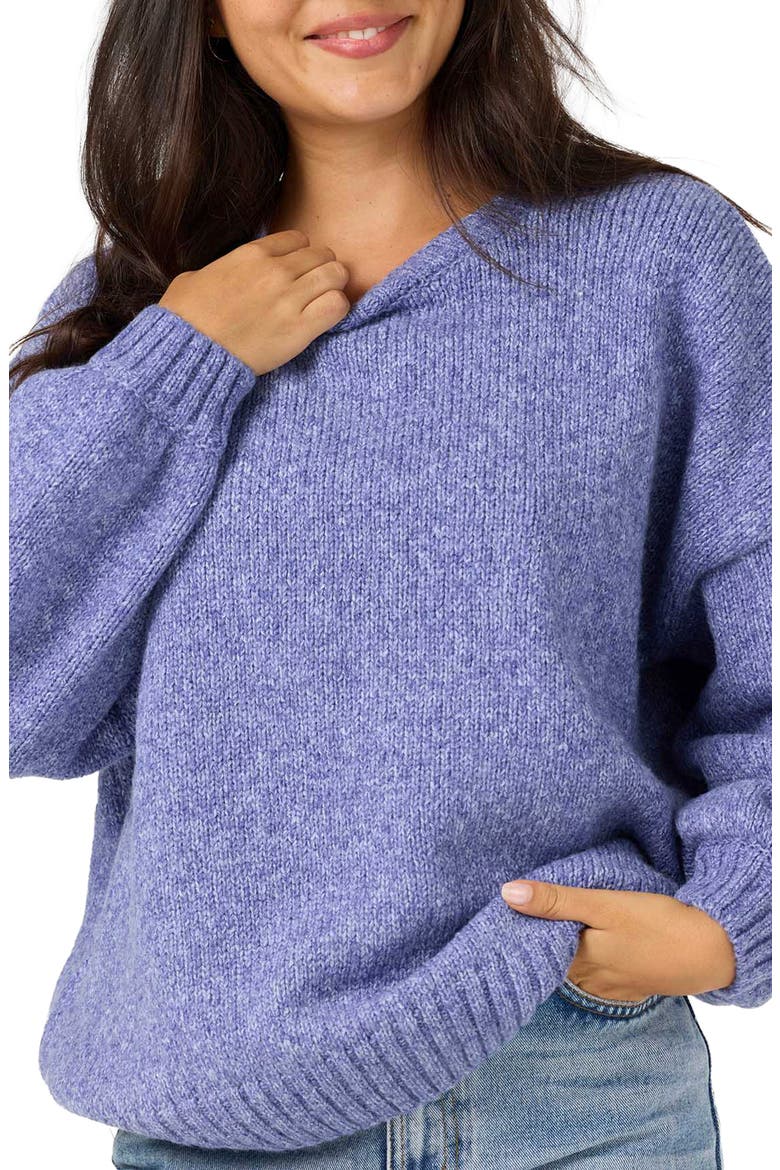 Bayou Heather Crewneck Sweater, Alternate, color, ROYAL BLUE