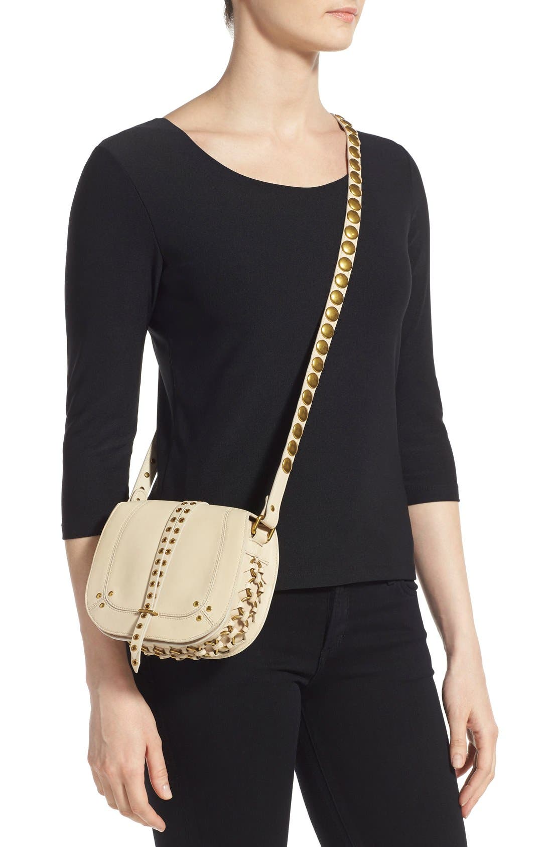 'Victor' Crossbody, Alternate, color, CREME