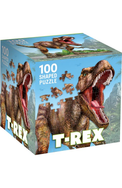 T-Rex 100 Piece Shaped Jigsaw Puzzle