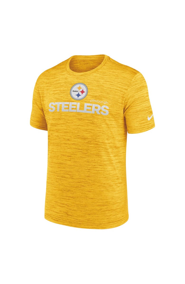 Nike Men's Nike Gold Pittsburgh Steelers Blitz Velocity Modern Performance T-Shirt, Alternate, color, 