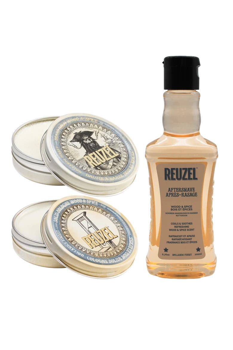 Wood & Spice Beard Bundle Trio, Main, color, None
