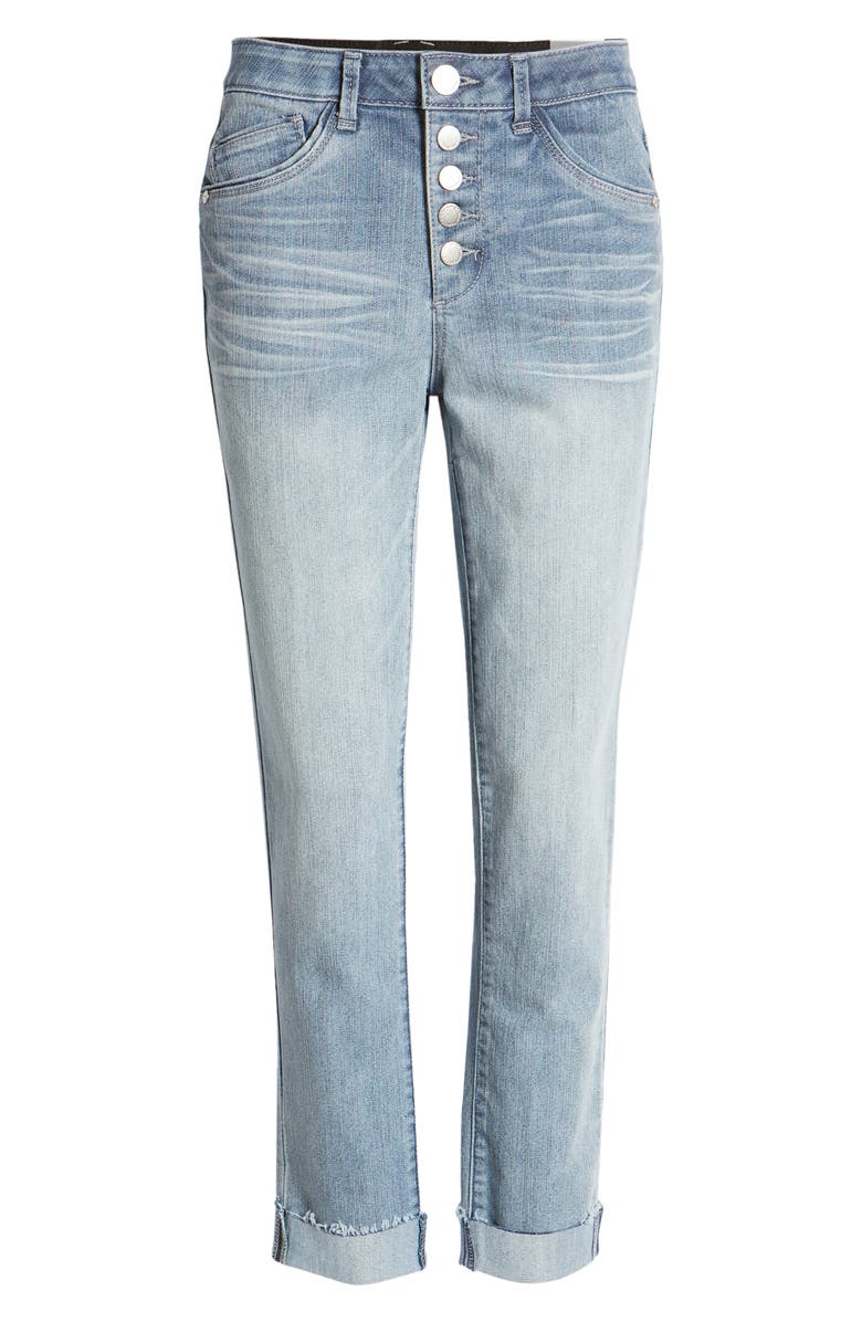 Wit & Wisdom 'Ab'Solution Raw Hem Ankle Skinny Jeans, Alternate, color, 