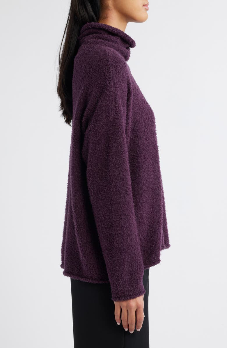 Eileen Fisher Organic Cotton Turtleneck Sweater, Alternate, color,