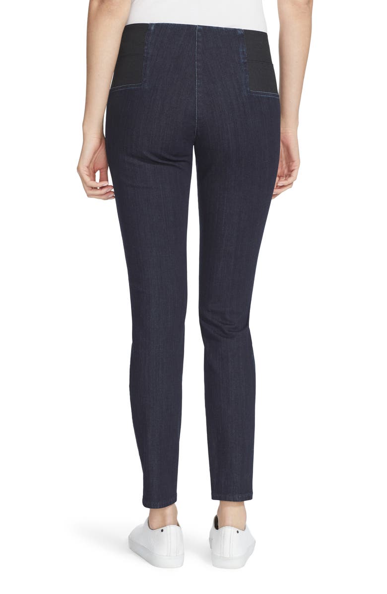 Lafayette 148 New York Nolita Denim Leggings, Alternate, color, 