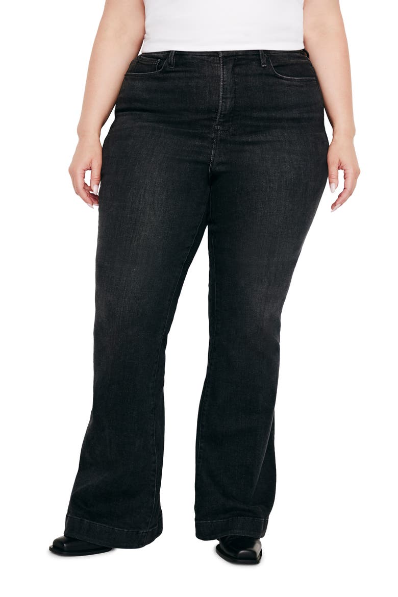 Good Legs Flare Jeans, Alternate, color, BLACK265
