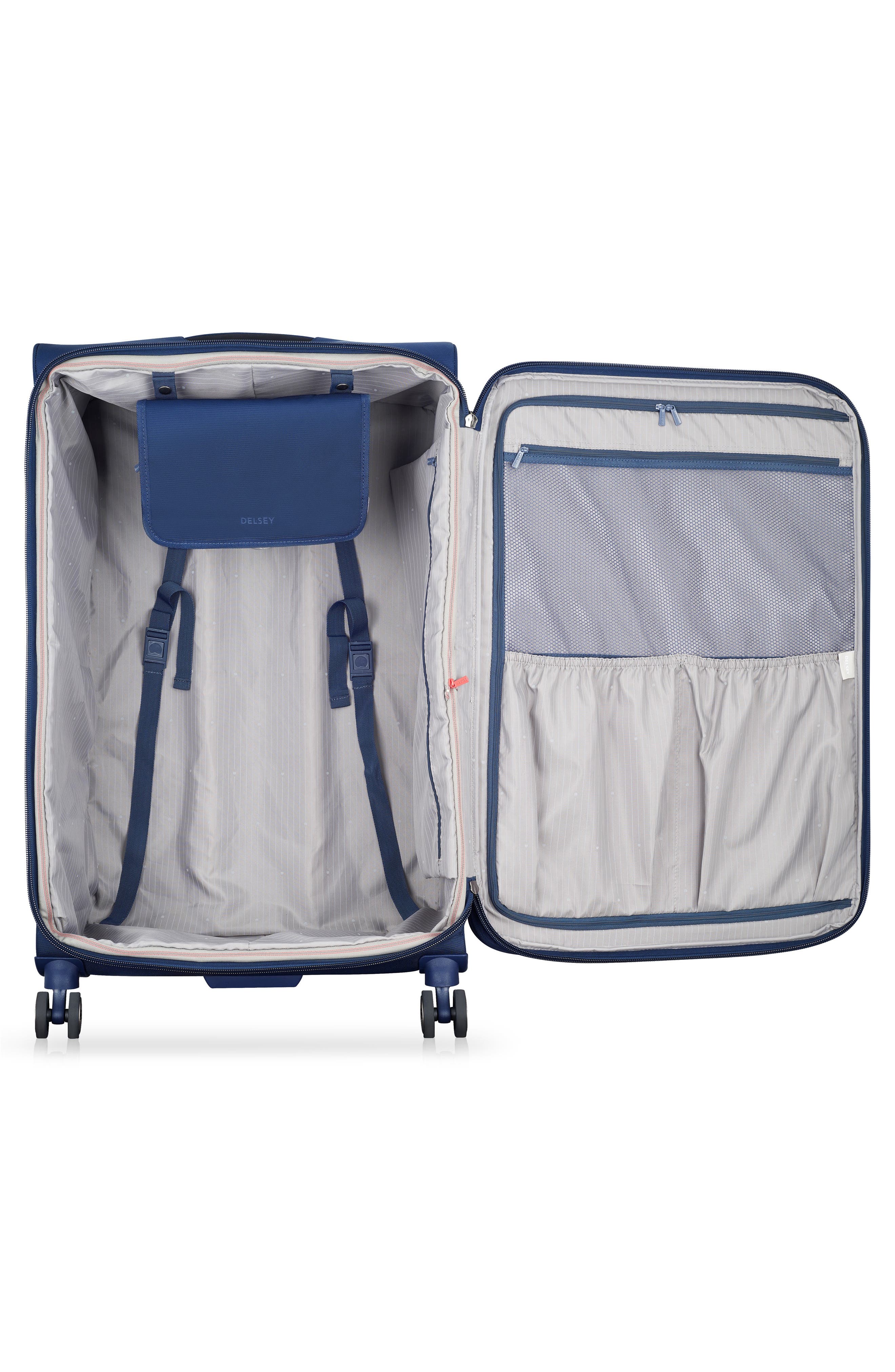 DELSEY Helium DLX 29-Inch Softside Spinner Luggage, Alternate, color, Navy