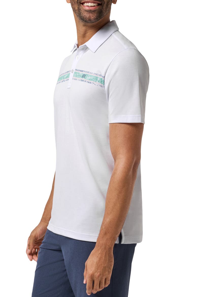 All Day Drift Chest Stripe Polo, Alternate, color, WHITE