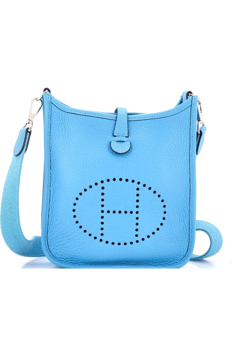 Pre-Owned Hermes Evelyne Bag Gen III Maurice TPM, Main, color, Celeste