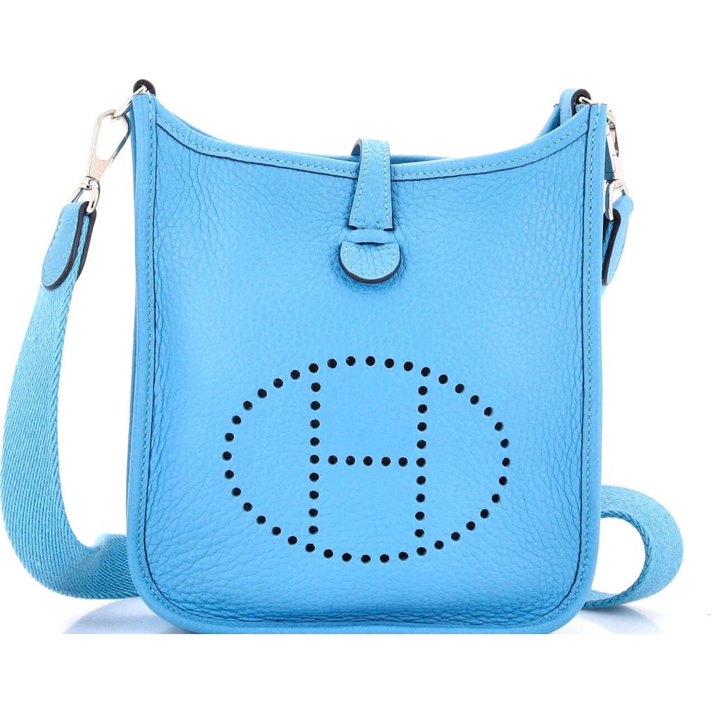 Pre-owned Hermes Hermes Evelyne Bag Gen Iii Maurice Tpm In Blue