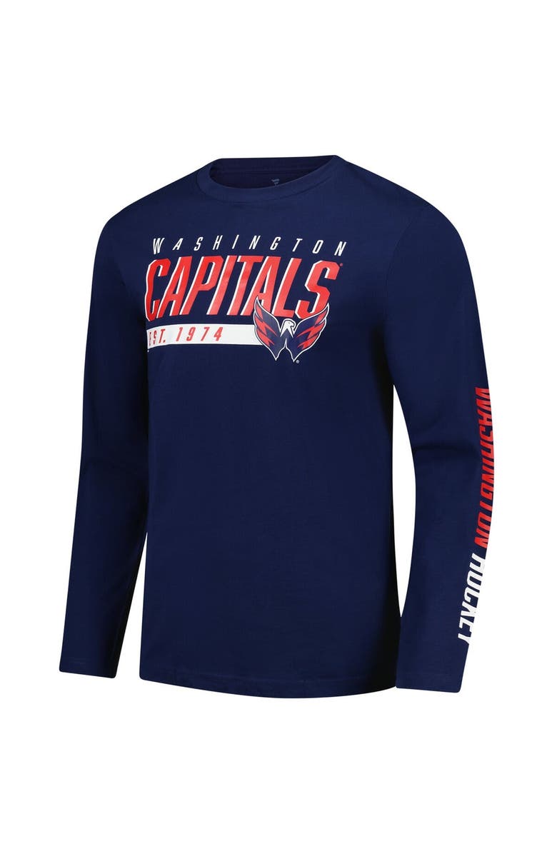 FANATICS Men's Fanatics  Navy Washington Capitals Long Sleeve T-Shirt, Alternate, color, Navy