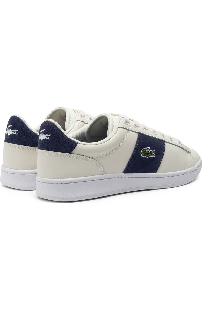 Lacoste Carnaby Sneaker, Alternate, color, Off White/ Dark Blue