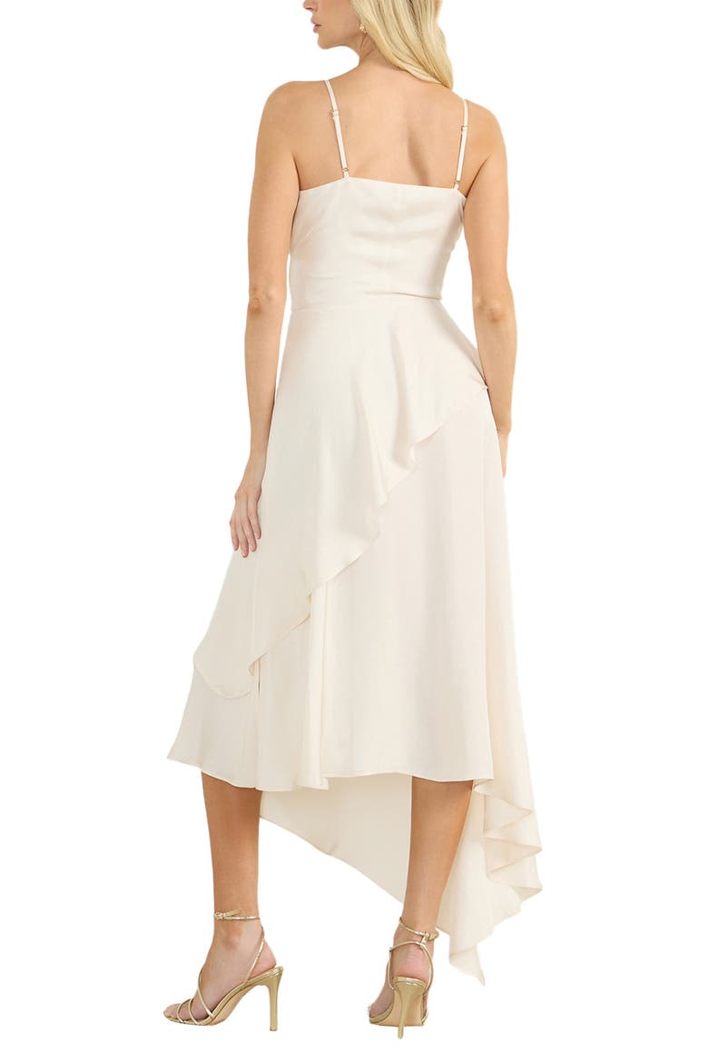 Giselle Asymmetric Maxi Dress, Alternate, color, BEIGE