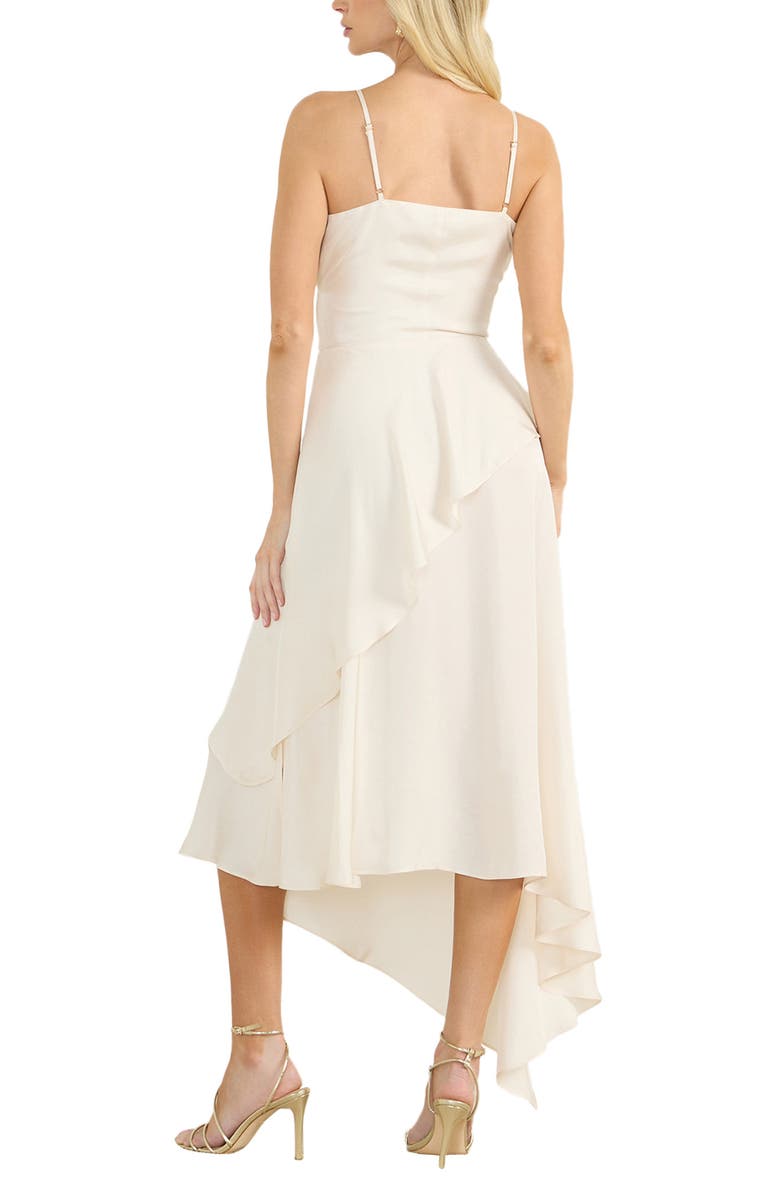 Marciano Giselle Asymmetric Maxi Dress, Alternate, color, Beige