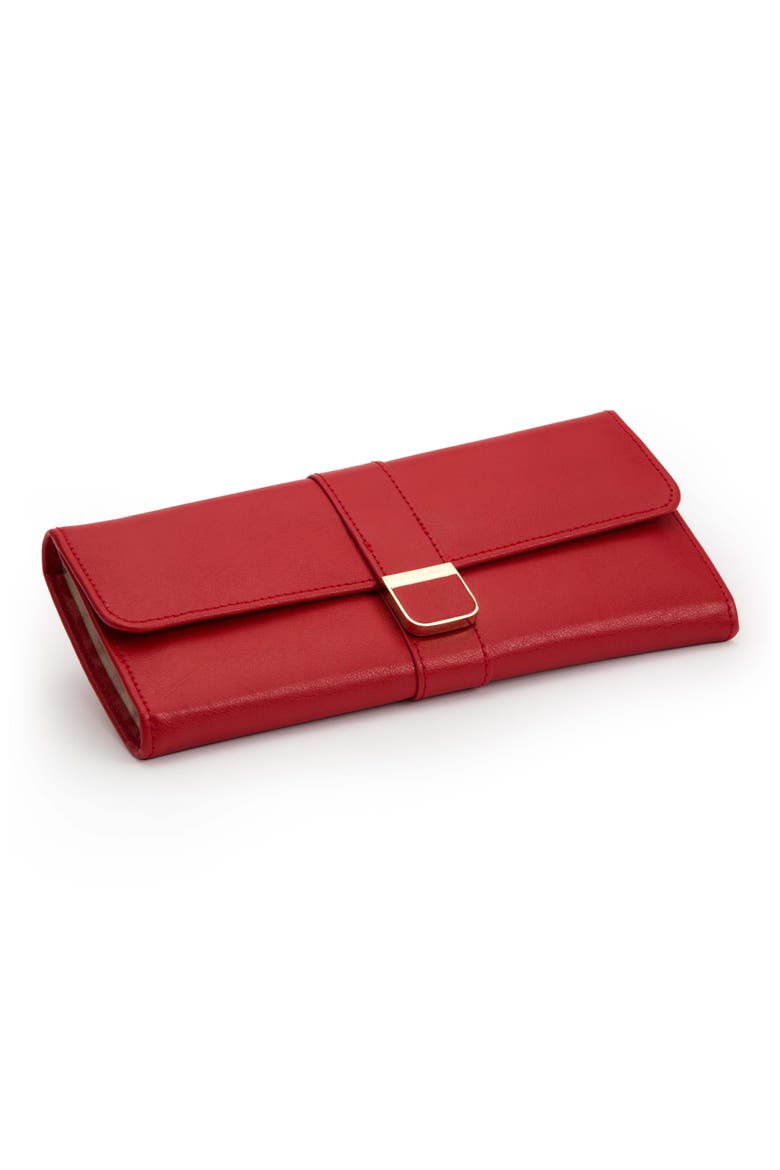 Palermo Jewelry Roll, Alternate, color, RED