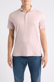 johnnie-O Seymour Stripe Featherweight Performance Polo
