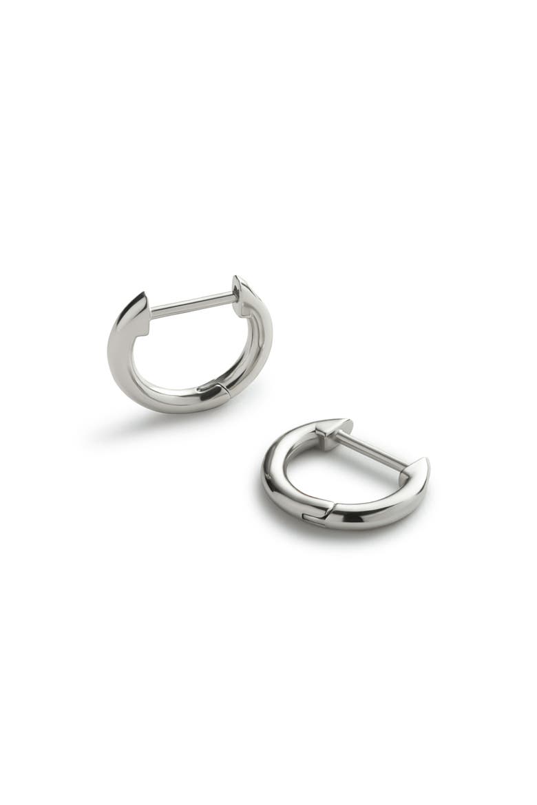 Sterling Silver Mini Huggie Hoops - Mini Huggie Hoops Silver, Main, color, Silver