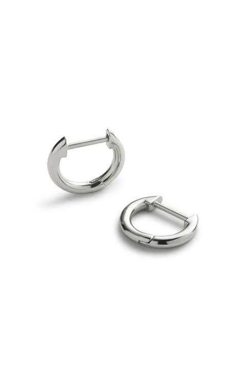 Sterling Silver Mini Huggie Hoops - Mini Huggie Hoops Silver