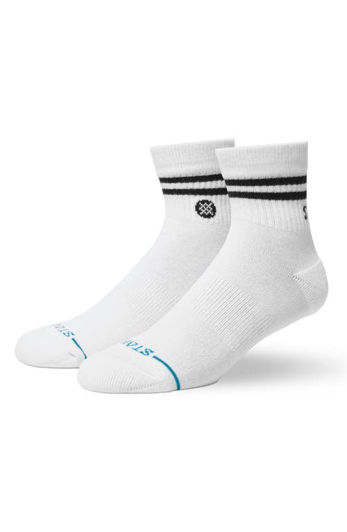 Stance Core 6-pack Quarter Socks In White