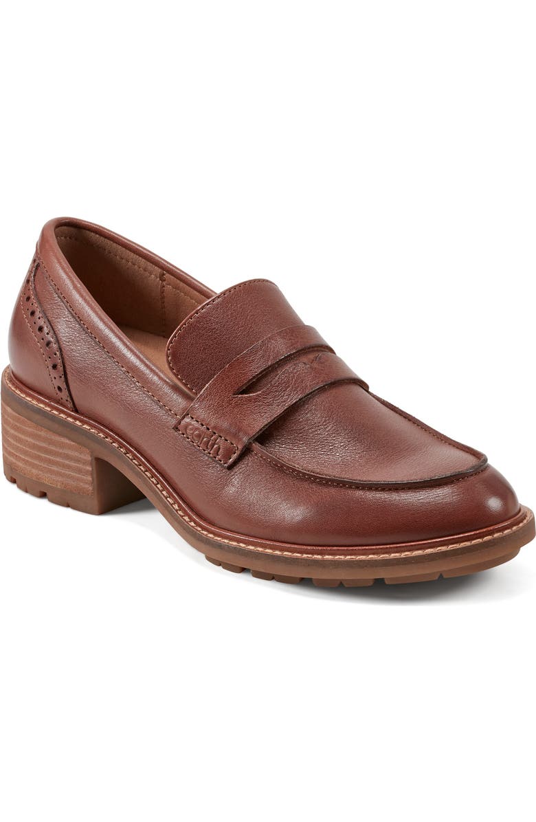 Earth<sup>®</sup> Lindy Penny Loafer, Main, color, Medium Brown
