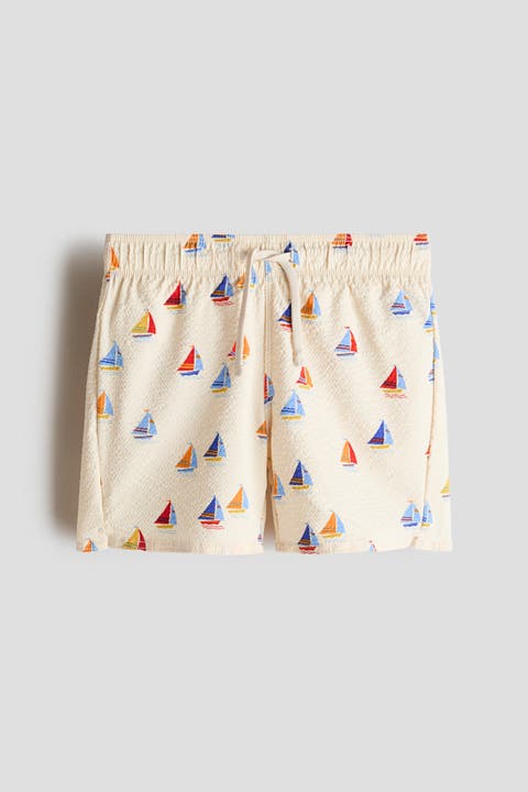 Patterned Swim Shorts