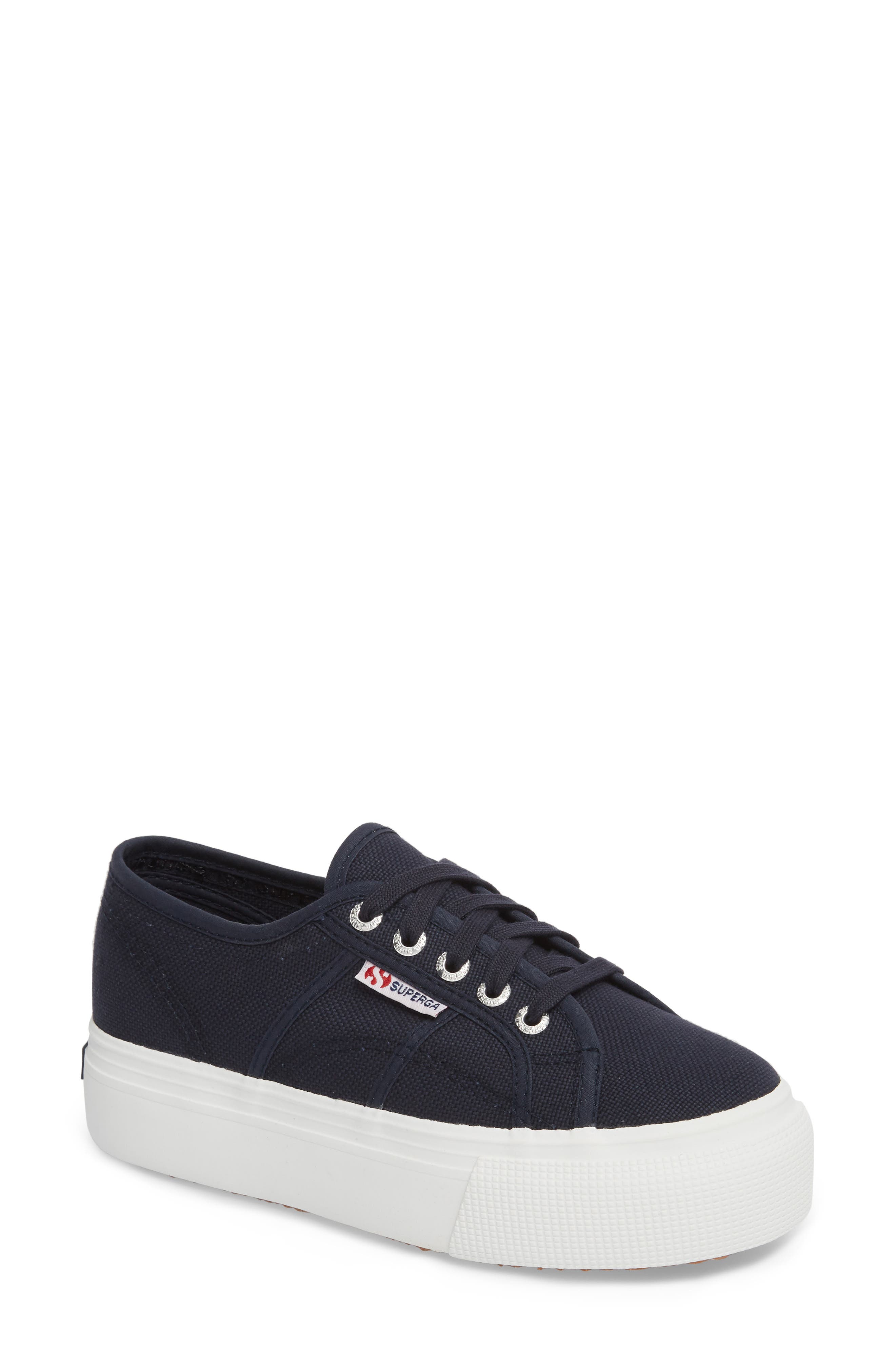 Acot Linea Platform Sneaker, Main, color, NAVY