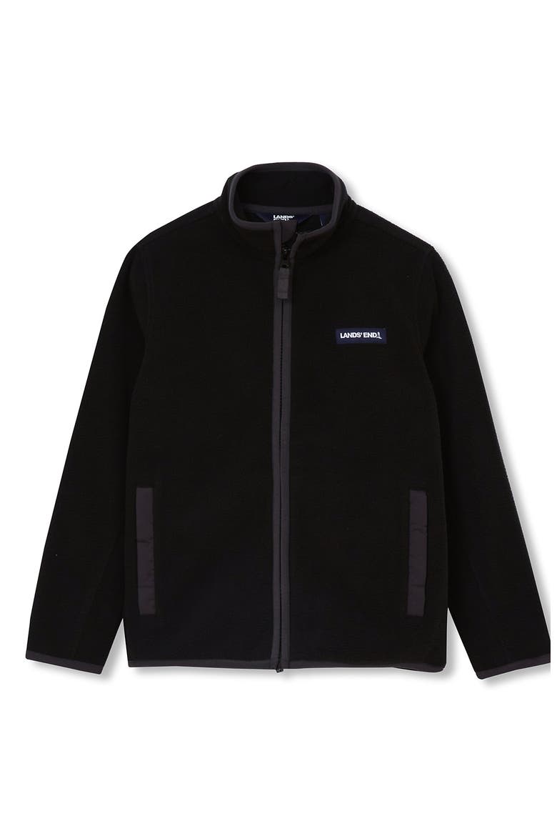 Kids Anyweather Fleece Full Zip Jacket, Main, color, Black/Iron Gate