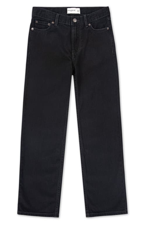 Abercrombie Kids Kids' Baggy Fit Jeans In Black
